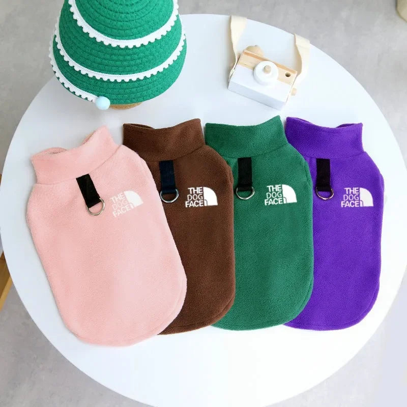 Roupas para cães de estimação outono inverno casaco lã quente camisola colete para pequenos chihuahua bulldog cães jaquetas trajes suprimentos