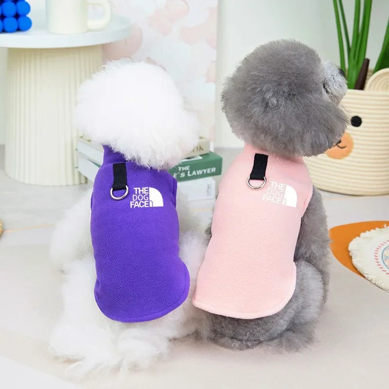 Roupas para cães de estimação outono inverno casaco lã quente camisola colete para pequenos chihuahua bulldog cães jaquetas trajes suprimentos